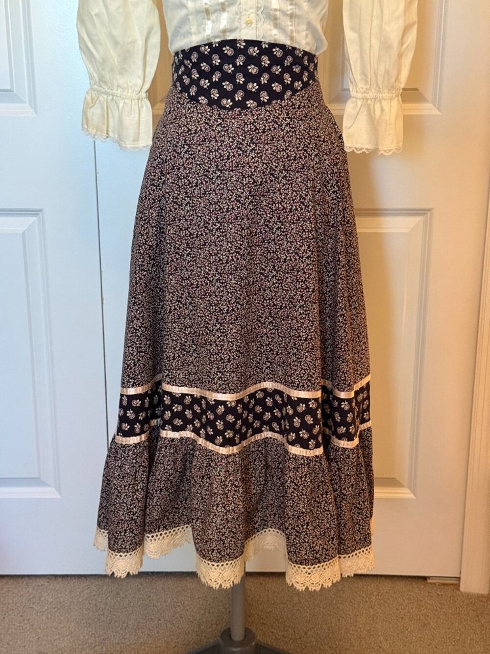 VINTAGE 1970s GUNNE SAX BY JESSICA MCCLINTOCK SKIRT